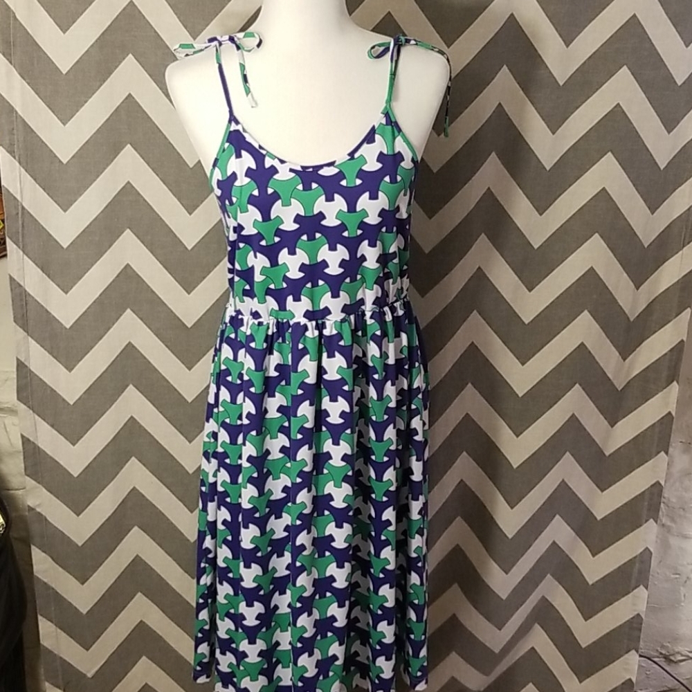 Elizabeth McKay E Dress in Oar print size L